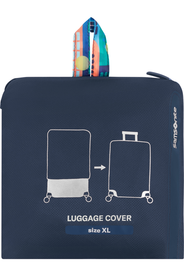 Samsonite Ta Revolution Foldable Luggage Cover XL  City Print