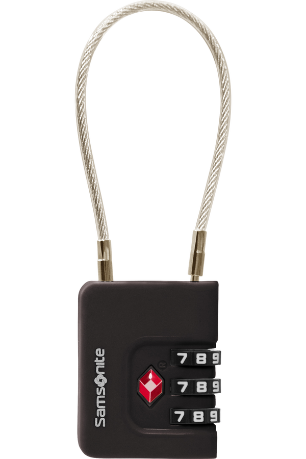 Samsonite Ta Revolution Cablelock 3 dial TSA  Black