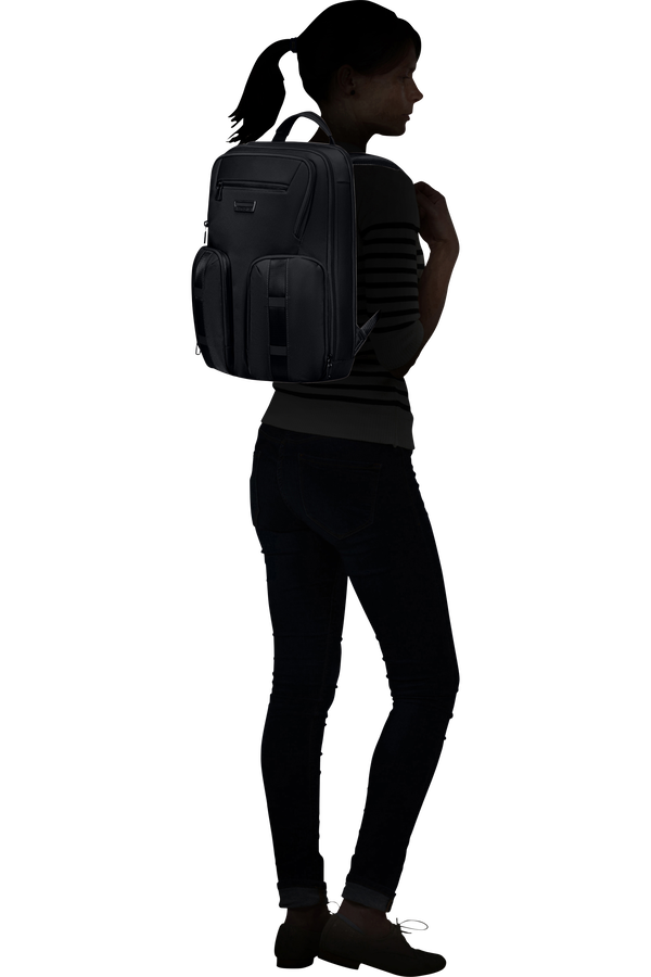 Samsonite Urban-Eye Backpack 14.1' 2 Pockets 14.1'  Black