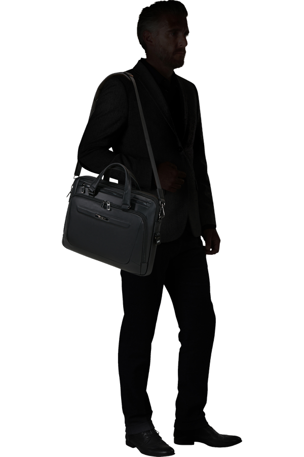 Pro-Dlx Leather Datorv&auml;ska &ndash; Portf&ouml;lj 15.6"