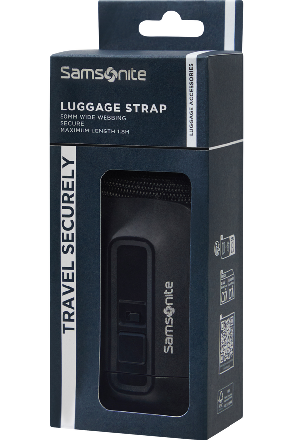 Samsonite Ta Revolution Luggage Strap 50mm  Black