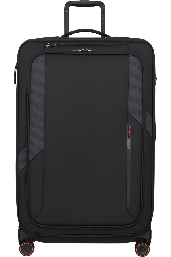Samsonite Glazed Spinner Expandable 78cm  Black