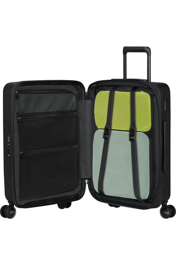 Samsonite Restackd Spinner Expandable 55cm  Black