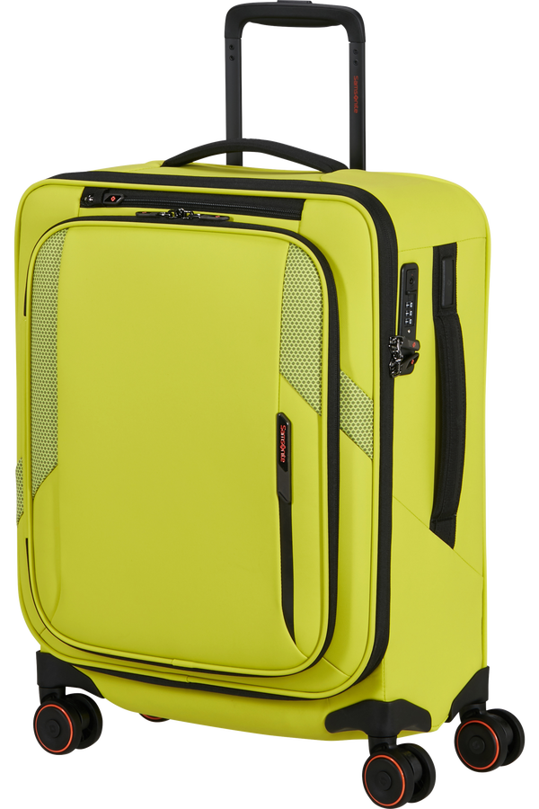 Samsonite Glazed Spinner Expandable 55cm  Lime punch