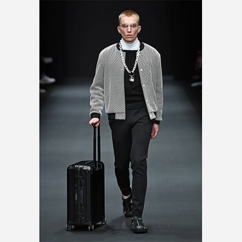 Proud to be part of #KXXK’s fashion show with our NEW Lite-Box Aluminum suitcase at #MBFW in Berlin last week.